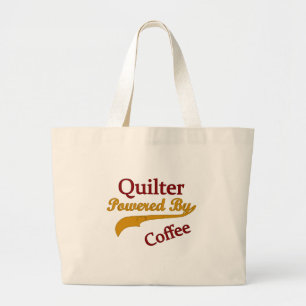 Bolso De Tela Gigante Quilter accionó por el café