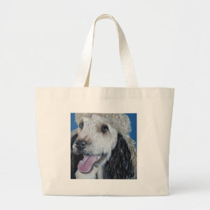 Bolso De Tela Gigante Quina Labradoodle Painting