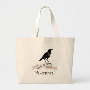 Bolso De Tela Gigante Quoth The Raven