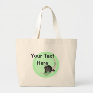 Bolso De Tela Gigante Raccoon Tote Bag