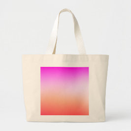 Bolso De Tela Gigante Radiant Pastel Sunset Gradient