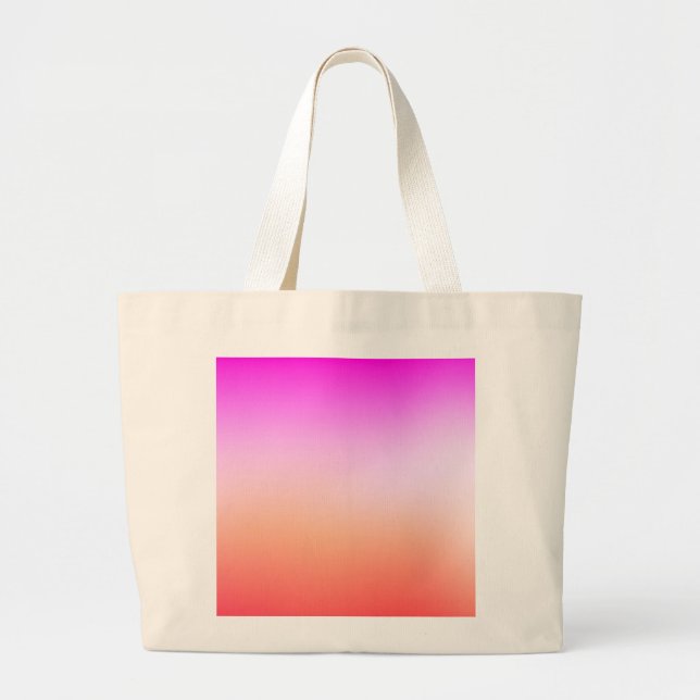 Bolso De Tela Gigante Radiant Pastel Sunset Gradient (Frente)