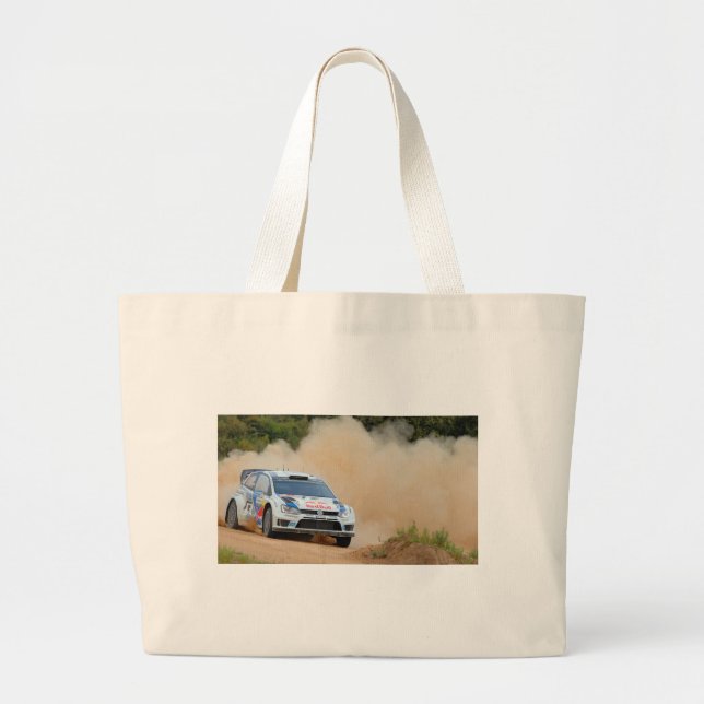 Bolso De Tela Gigante Rally Car (Frente)
