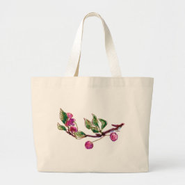 Bolso De Tela Gigante Rama de cerezas