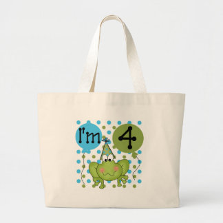 Bolso De Tela Gigante Rana azul 4 camisetas de cumpleaños y regalos