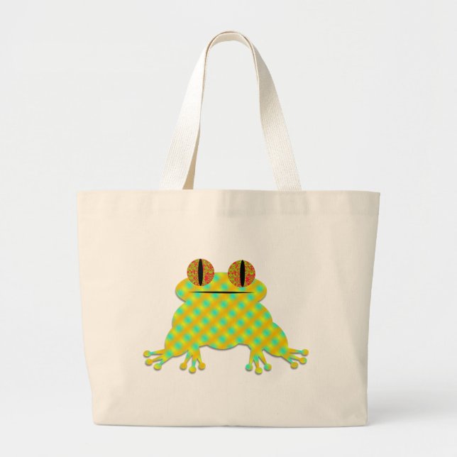Bolso De Tela Gigante Rana Cute (Frente)