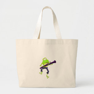 Bolso De Tela Gigante Rana del Bassoon