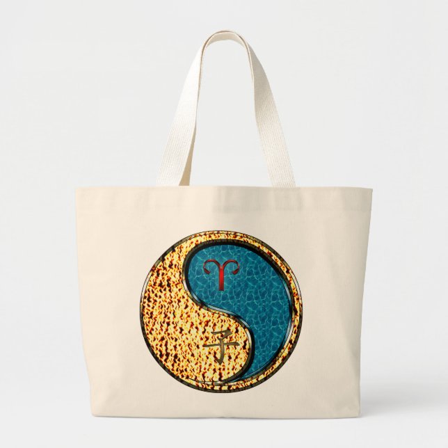 Bolso De Tela Gigante Rata de Aries y Agua (Frente)