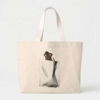 Bolso De Tela Gigante Rata de bolsillo (cara)