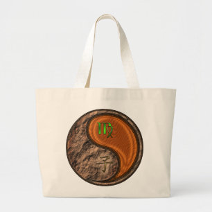 Bolso De Tela Gigante Rata de Virgo y Madera