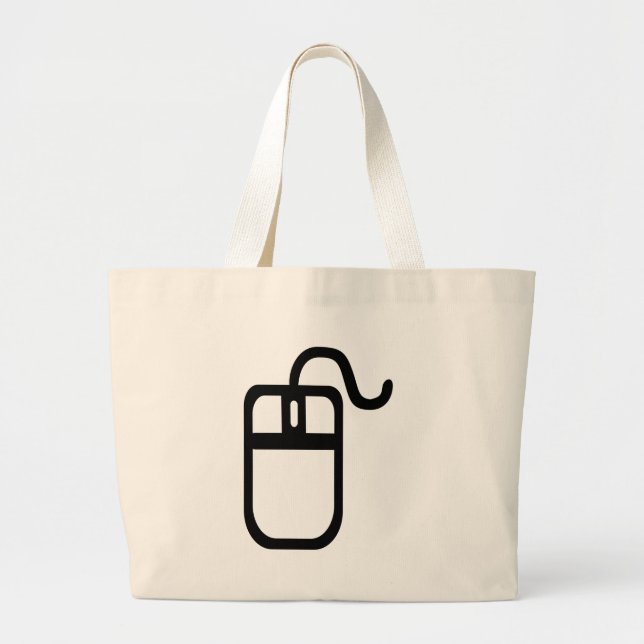 Bolso De Tela Gigante Ratón (Frente)
