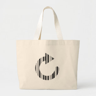 Bolso De Tela Gigante RECARGAR ICONO CÓDIGO DE BARRAS Patrón de código d