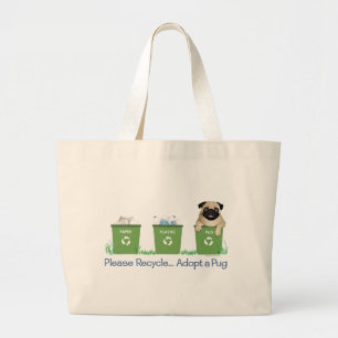 Bolso De Tela Gigante Recicle, adopte por favor un barro amasado