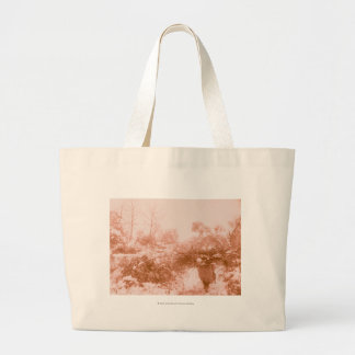 Bolso De Tela Gigante Recolector de madera de la mujer