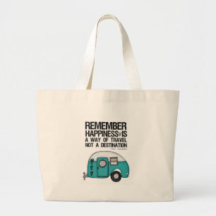 Bolso De Tela Gigante recuerde la felicidad