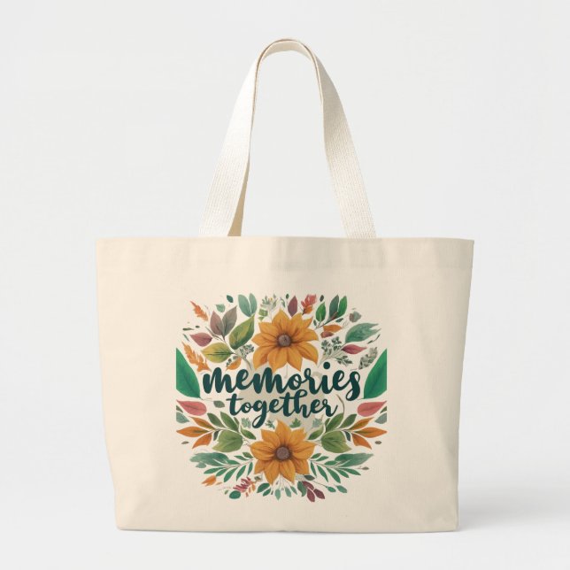 Bolso De Tela Gigante Recuerdos juntos - Bono eterno (Frente)