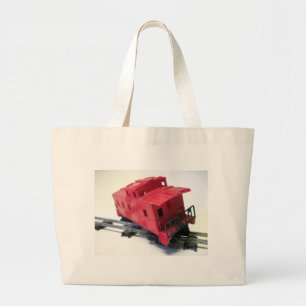 Bolso De Tela Gigante Red Caboose