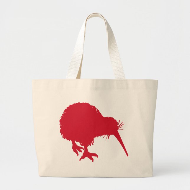 Bolso De Tela Gigante Red Kiwi (Frente)