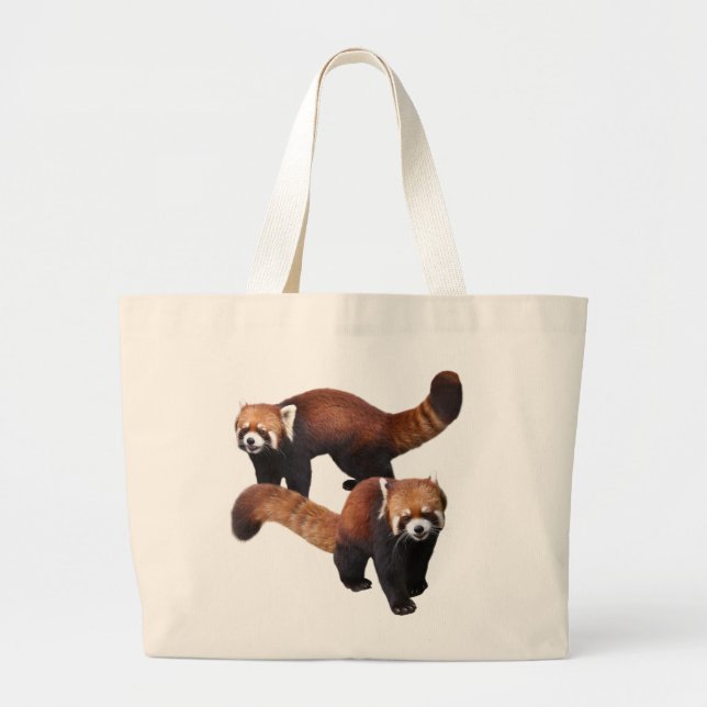 Bolso De Tela Gigante Red Panda (Frente)