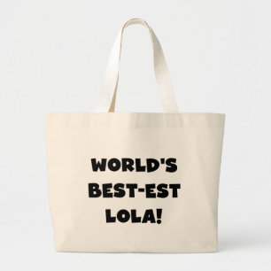 Bolso De Tela Gigante Regalo blanco y negro de las camisetas del