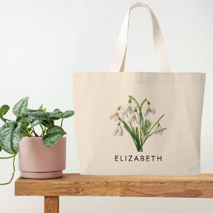 Bolso De Tela Gigante Regalo de la Personalizado de Flores en el Mes de