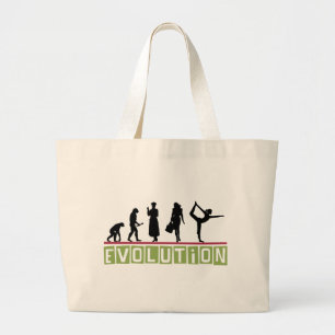 Bolso De Tela Gigante Regalo de la yoga de la evolución