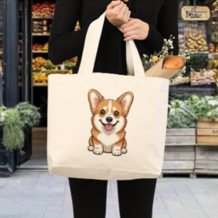 Bolso De Tela Gigante Regalo de mamá Corgi adorable para amantes de perr