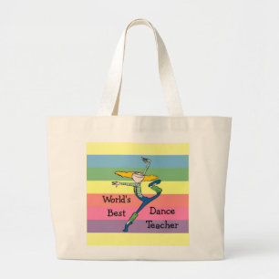 Bolso De Tela Gigante Regalo del profesor de danza