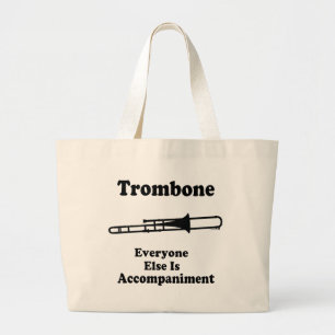 Bolso De Tela Gigante Regalo del Trombone