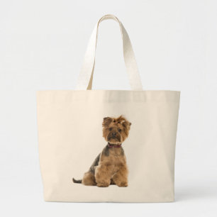 Bolso De Tela Gigante Regalo para amantes de perros cachorros Yorkie Ter