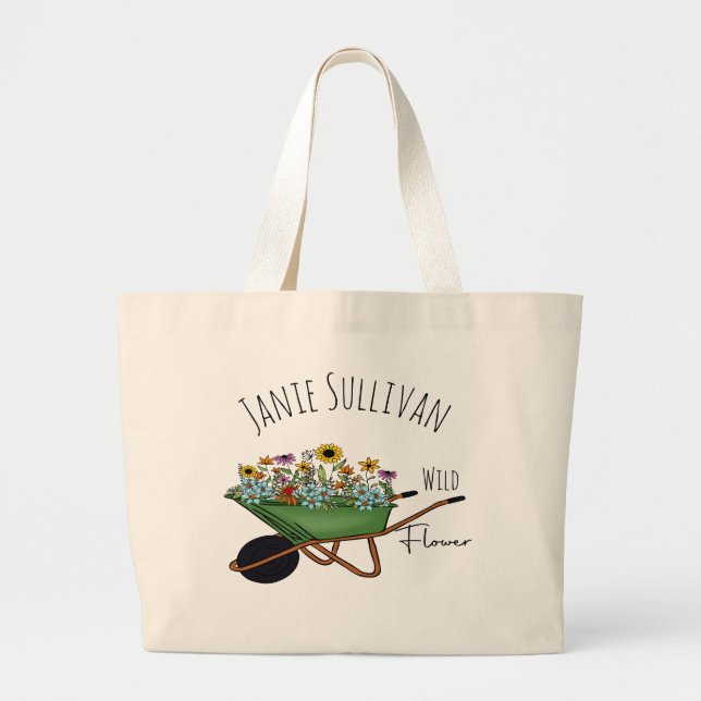 Bolso De Tela Gigante Regalo Para Los Jardines (Frente)