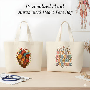 Bolso De Tela Gigante Regalo personalizado de cirugía cardíaca anatómica