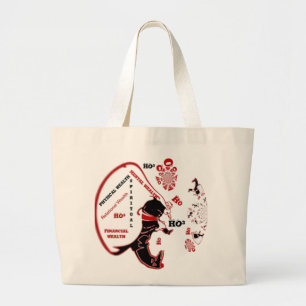 Bolso De Tela Gigante Regalo secreto Santa - Prosperidad y Riqueza