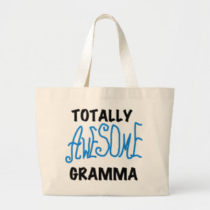 Bolso De Tela Gigante Regalos azules totalmente impresionantes de las