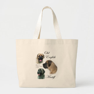 Bolso De Tela Gigante Regalos de arte de castiff en inglés