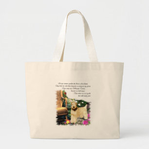 Bolso De Tela Gigante Regalos de arte por el suelo de las ruedas recubie