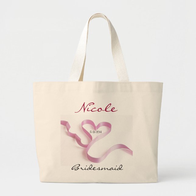 Bolso De Tela Gigante Regalos de Bridal Party Tote Bag (Frente)
