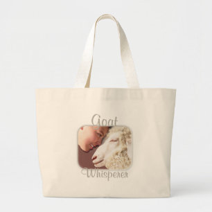 Bolso De Tela Gigante Regalos de cabra Whisperer