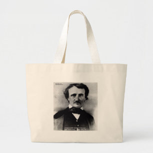 Bolso De Tela Gigante Regalos de citas de amor "Llora solo" de Edgar All