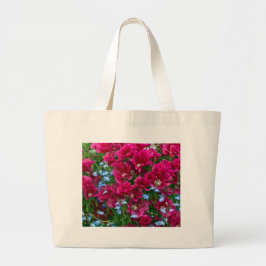Bolso De Tela Gigante Regalos De Godetia Y Lobelia