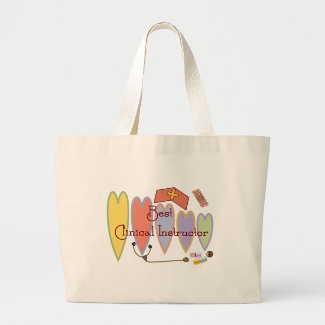 Bolso De Tela Gigante Regalos de la enfermera/del instructor de (Frente)