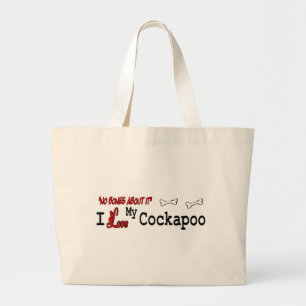 Bolso De Tela Gigante Regalos de los amantes de Cockapoo