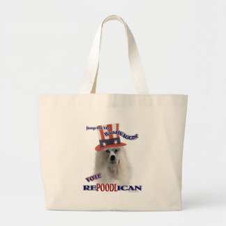 Bolso De Tela Gigante Regalos de los amantes de POODLE