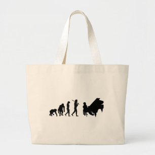 Bolso De Tela Gigante Regalos de los amantes del piano para los
