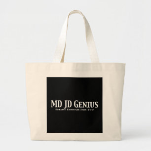 Bolso De Tela Gigante Regalos del genio del MD JD