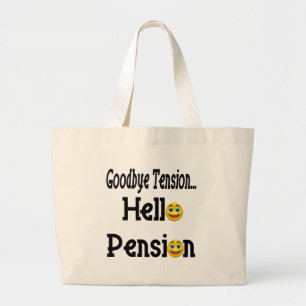 Bolso De Tela Gigante Regalos del retiro y camisetas del retiro