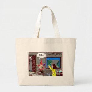 Bolso De Tela Gigante Regalos Divertidos de Dibujos Animados de Gnomos C