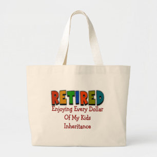 Bolso De Tela Gigante Regalos divertidos del retiro