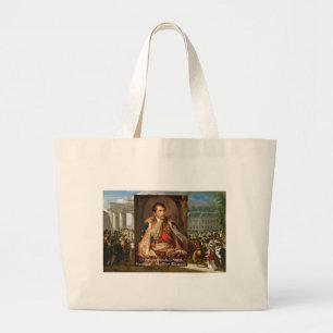 Bolso De Tela Gigante Regalos Frases de Napoleón "Política Estupidez" Ca