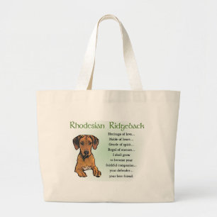 Bolso De Tela Gigante Regalos Ridgeback Rhodsi